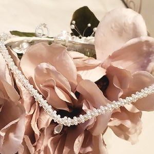 Pearl Floral Halo Headpiece NWT